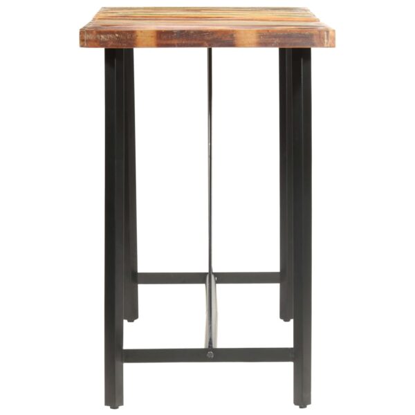 vidaXL Bar Table 180x70x107 cm Solid Reclaimed Wood - Image 3