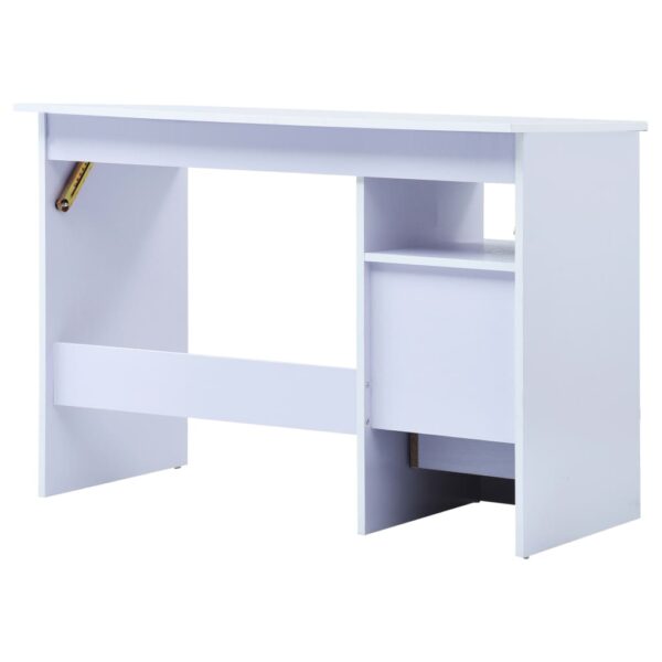 vidaXL Children Drawing Study Desk Tiltable White - Image 6