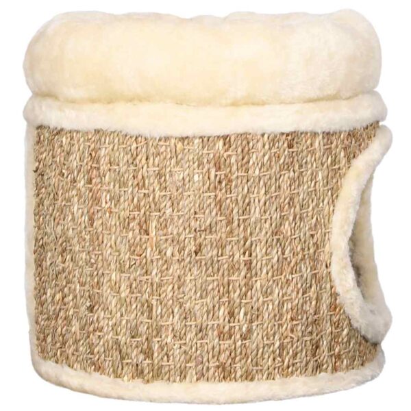 vidaXL Cat House with Luxury Cushion 33 cm Seagrass - Image 3