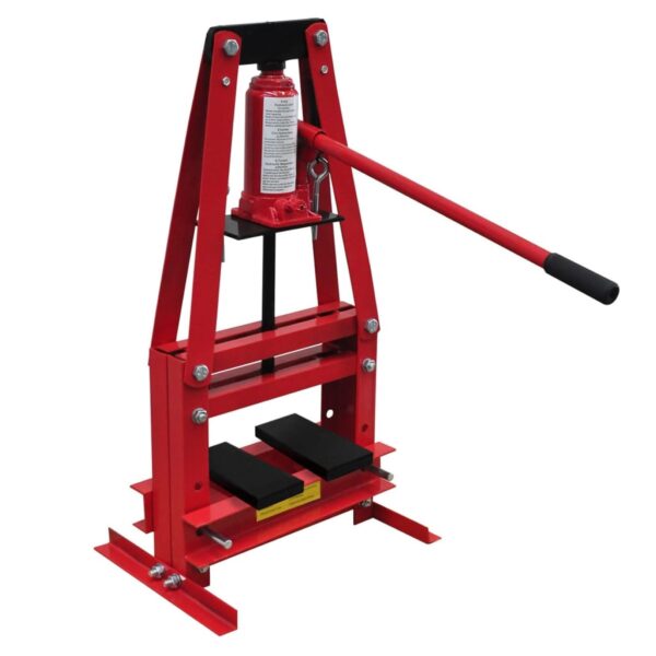 vidaXL 6-ton Hydraulic Heavy Duty Floor Shop Press - Image 1