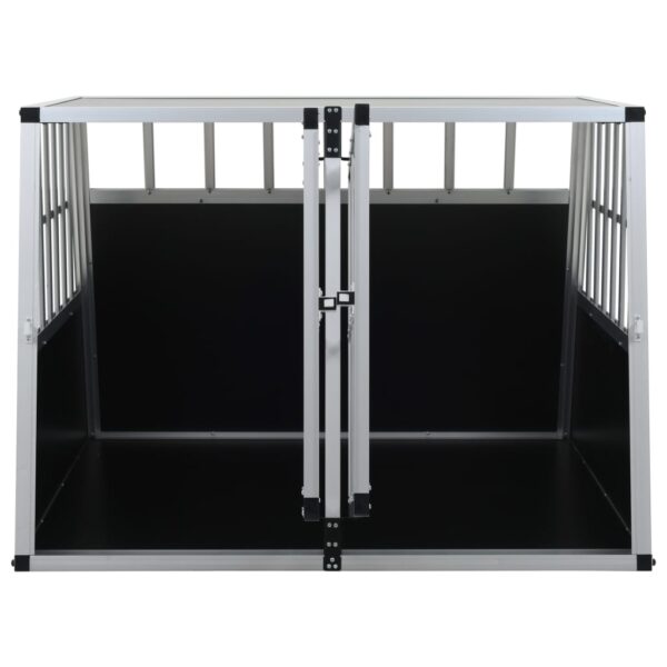 vidaXL Dog Cage with Double Door 94x88x69 cm - Image 7