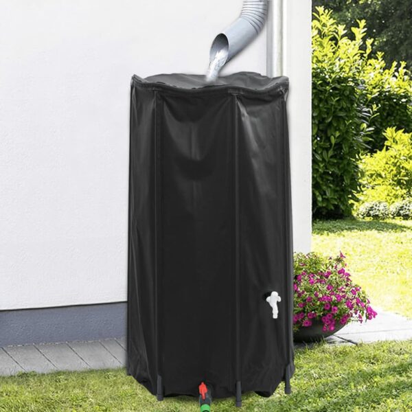 vidaXL Water Tank with Tap Foldable 250 L PVC - Image 1