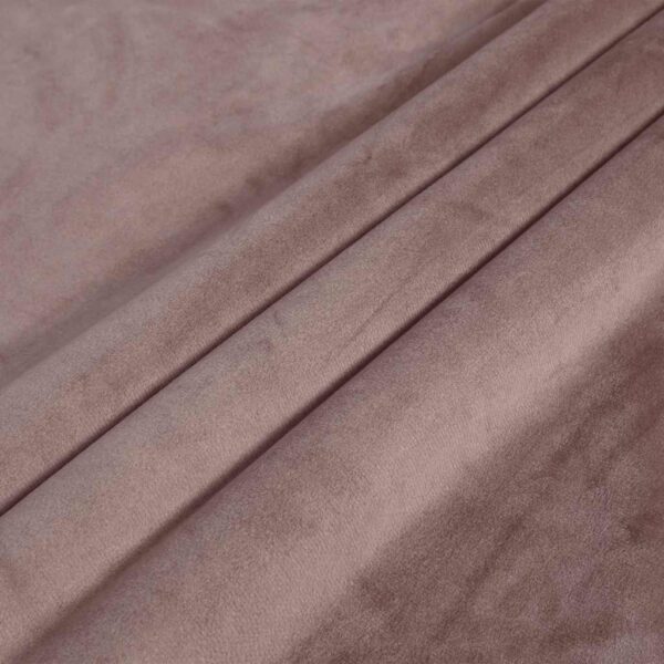 vidaXL Blackout Curtain with Metal Rings Velvet Antique Pink 290x245 cm - Image 5