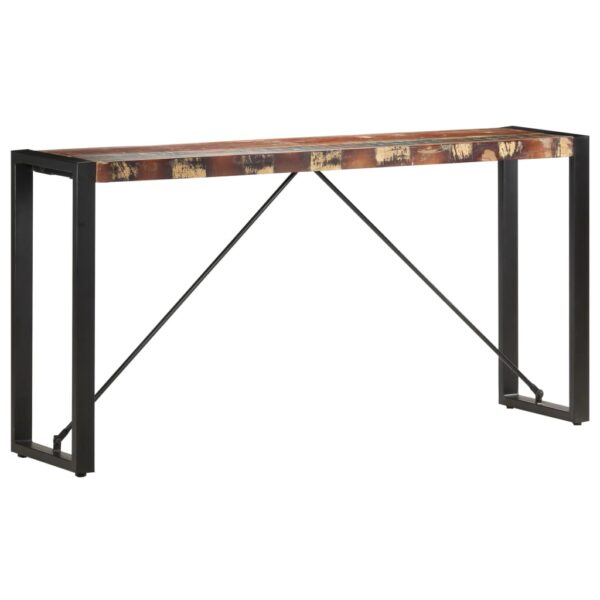 vidaXL Console Table 150x35x76 cm Solid Reclaimed Wood - Image 9