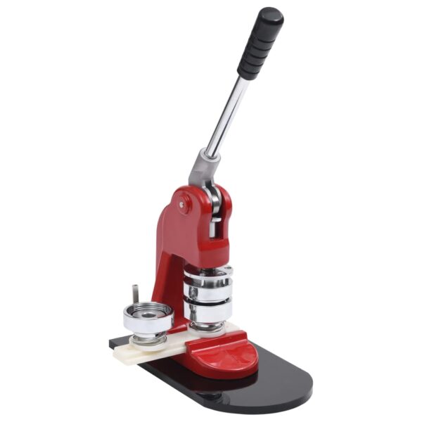 vidaXL Badge Maker Machine with Circle Cutter 37 mm - Image 1