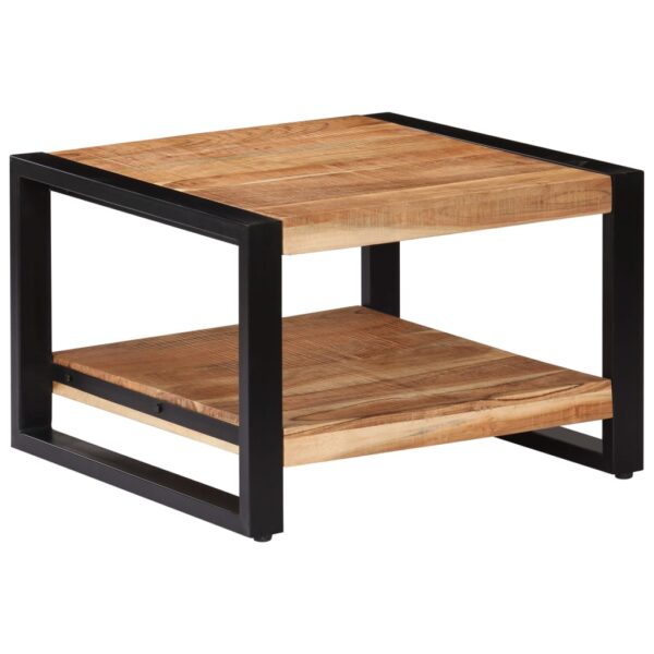 vidaXL Coffee Table 60x60x40 cm Solid Acacia Wood - Image 10