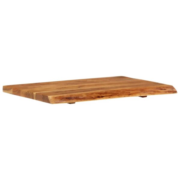 vidaXL Bathroom Vanity Top Solid Acacia Wood 80x52x3.8 cm - Image 8