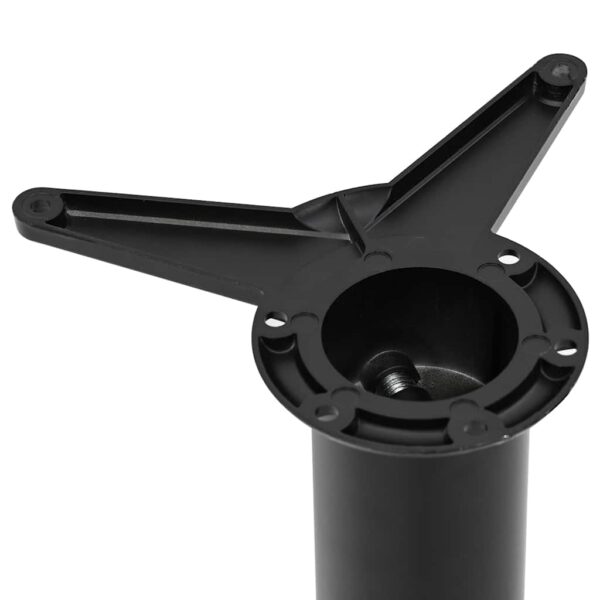 vidaXL 4 Height Adjustable Table Legs Black 870 mm - Image 5