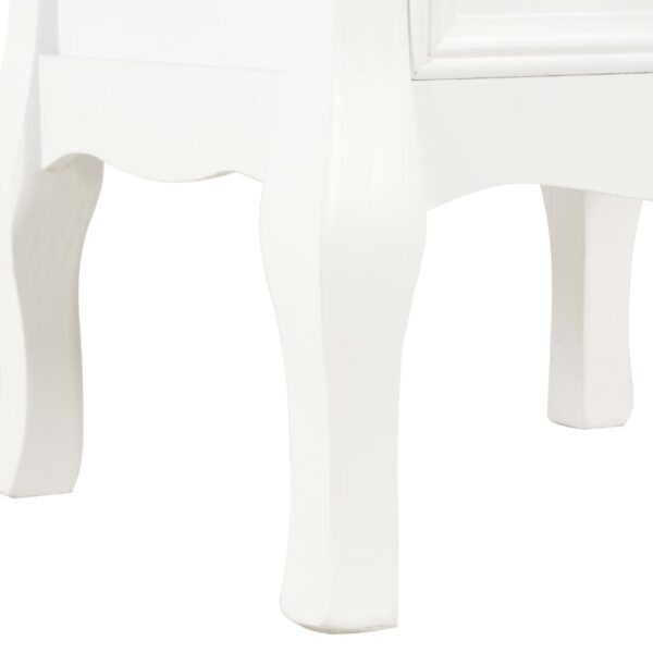 vidaXL Bedside Cabinet 2 pcs White 35x30x49 cm MDF - Image 8