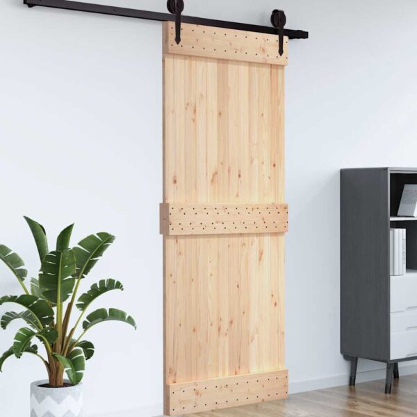 vidaXL Door NARVIK 100x210 cm Solid Wood Pine - Image 4