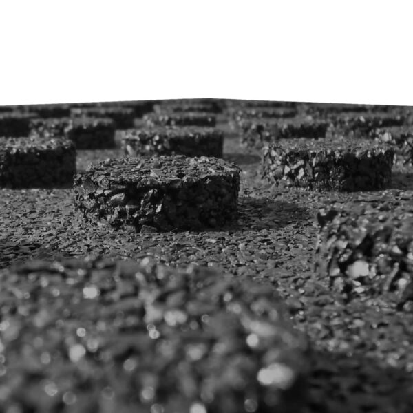 vidaXL Fall Protection Tiles 24 pcs Rubber 50x50x3 cm Black - Image 5