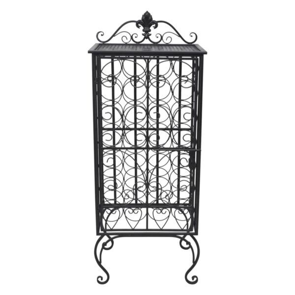 vidaXL Wine Rack for 28 Bottles Metal - Image 5