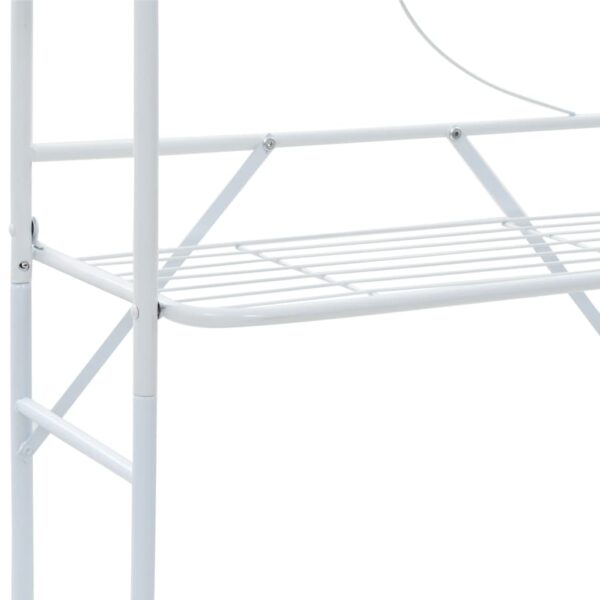 vidaXL Toilet Rack White 60x33x174 cm - Image 6