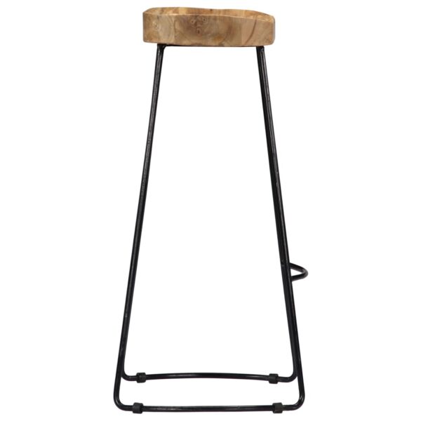 vidaXL Gavin Bar Stools 2 pcs Solid Mango Wood - Image 5