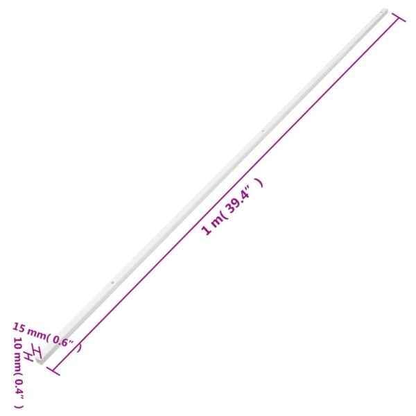 vidaXL Cable Trunking 15x10 mm 30 m PVC - Image 9