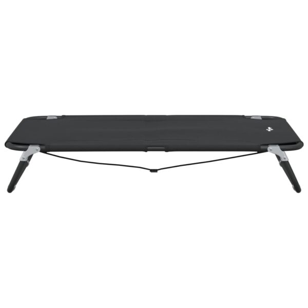 vidaXL Dog Bed Foldable Anthracite Oxford Fabric and Steel - Image 5