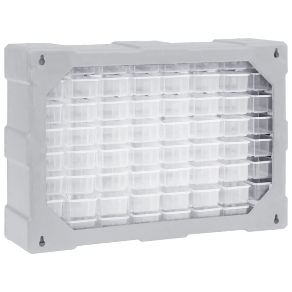 vidaXL Multi-drawer Organiser with 64 Drawers 52x16x37.5 cm - Image 5