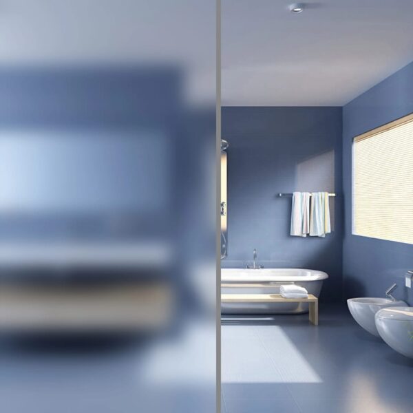vidaXL Window Film Frosted Grey 0,9x5 m PVC - Image 1