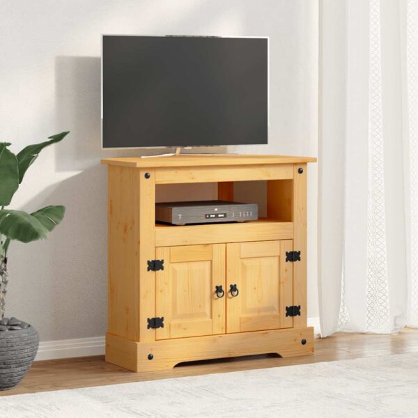 vidaXL Console Table Mexican Pine Corona Range 80x43x78 cm - Image 1