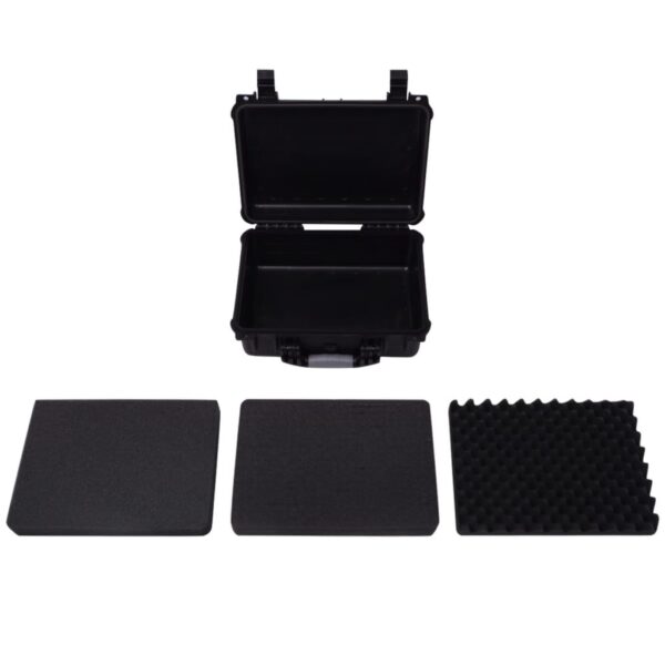 vidaXL Protective Equipment Case 40.6x33x17.4 cm Black - Image 5