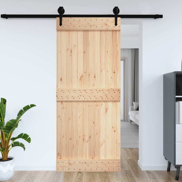 vidaXL Door NARVIK 100x210 cm Solid Wood Pine - Image 1