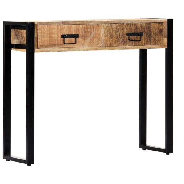 vidaXL Console Table 90x30x75 cm Solid Mango Wood - Image 11