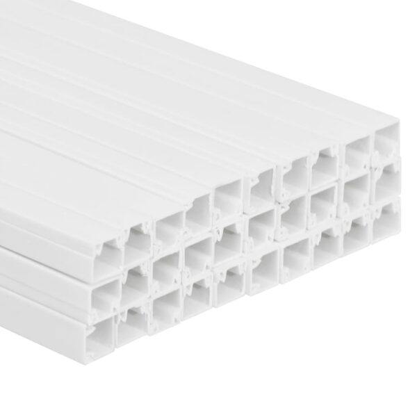 vidaXL Cable Trunking 15x10 mm 30 m PVC - Image 5