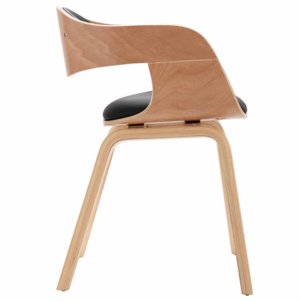 vidaXL Dining Chairs 2 pcs Bent Wood and Faux Leather - Image 5