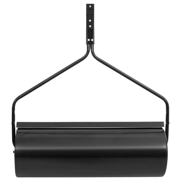 vidaXL Garden Lawn Roller Push Black 63 L Iron - Image 2