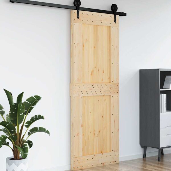 vidaXL Door NARVIK 85x210 cm Solid Wood Pine - Image 4