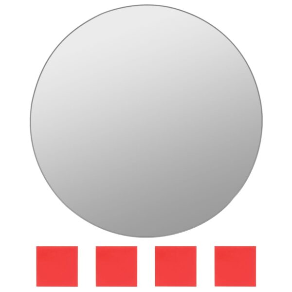 vidaXL 7 Piece Wall Mirror Set Round Glass - Image 6