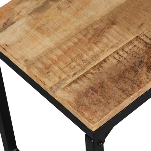 vidaXL Bench Solid Mango Wood 110x35x45 cm - Image 6