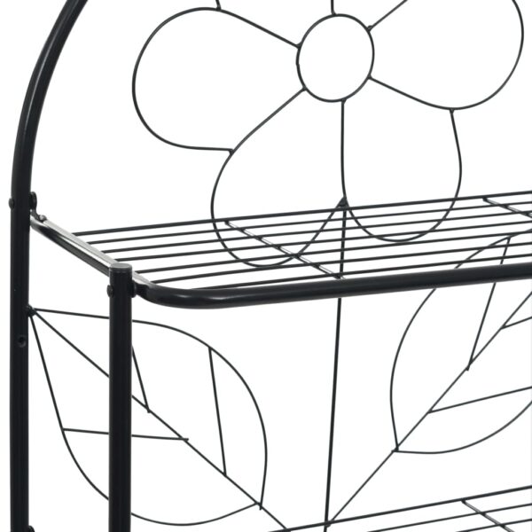 vidaXL Toilet Rack Black 60x33x174 cm - Image 5