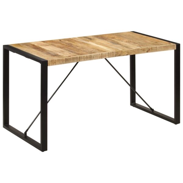 vidaXL Dining Table 140x70x75 cm Solid Mango Wood - Image 11