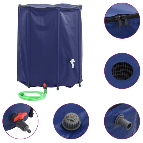 vidaXL Water Tank with Tap Foldable 1250 L PVC - Image 2