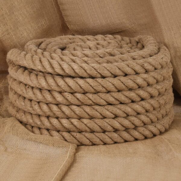 vidaXL Jute Rope 10 m Long 36 mm Thick - Image 1