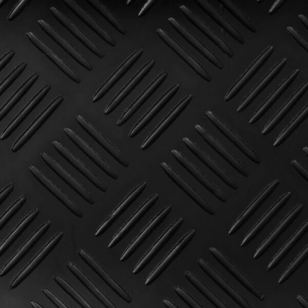 vidaXL Rubber Floor Mat Anti-Slip 5 x 1 m Checker Plate - Image 3