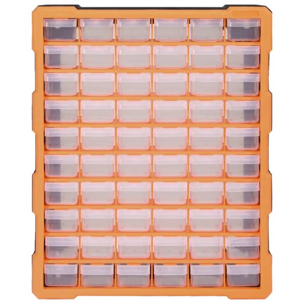 vidaXL Multi-drawer Organiser with 60 Drawers 38x16x47.5 cm - Image 2
