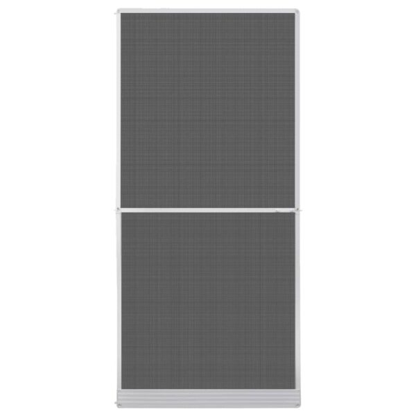 White Hinged Insect Screen for Doors 100 x 215 cm - Image 2