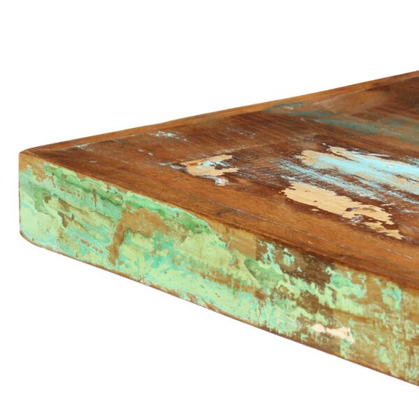 vidaXL Dining Table 160x80x75 cm Solid Reclaimed Wood - Image 5