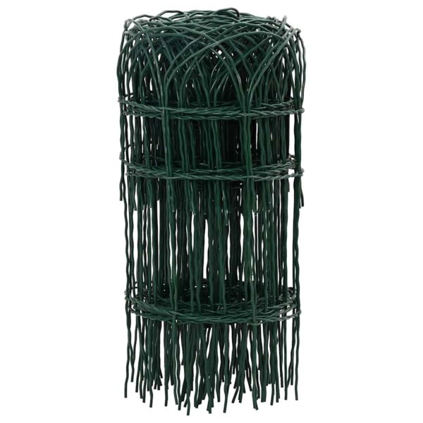 vidaXL Garden Border Fence Powder-coated Iron 25x0.4 m - Image 2