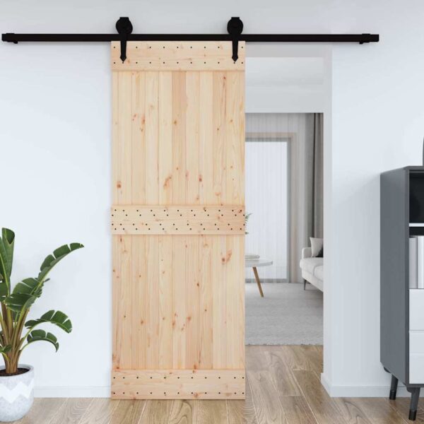 vidaXL Door NARVIK 85x210 cm Solid Wood Pine - Image 1