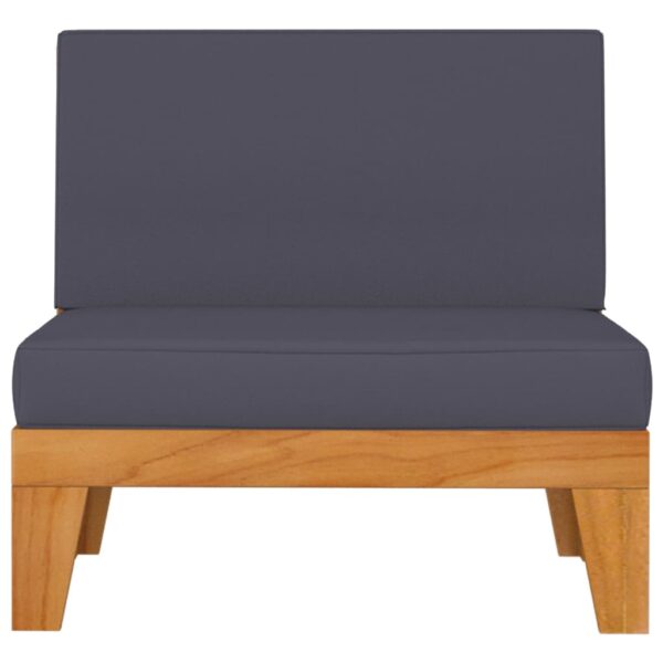 vidaXL 10 Piece Garden Lounge Set with Cushions Solid Acacia Wood - Image 7