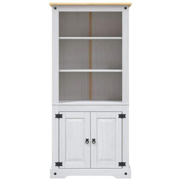 vidaXL Cupboard Mexican Pine Corona Range White 80x40x170 cm - Image 6