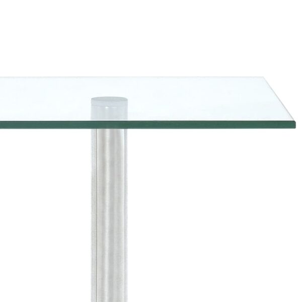 vidaXL 3-Tier Corner Kitchen Shelf Tempered Glass - Image 6
