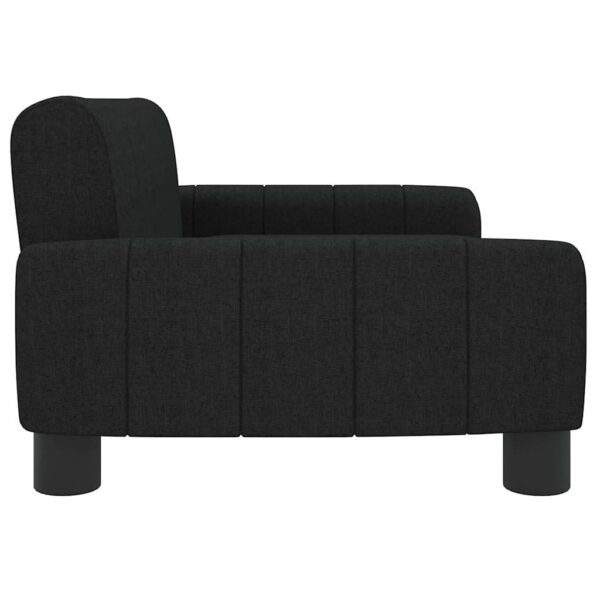 vidaXL Dog Bed Black 70x45x30 cm Fabric - Image 4