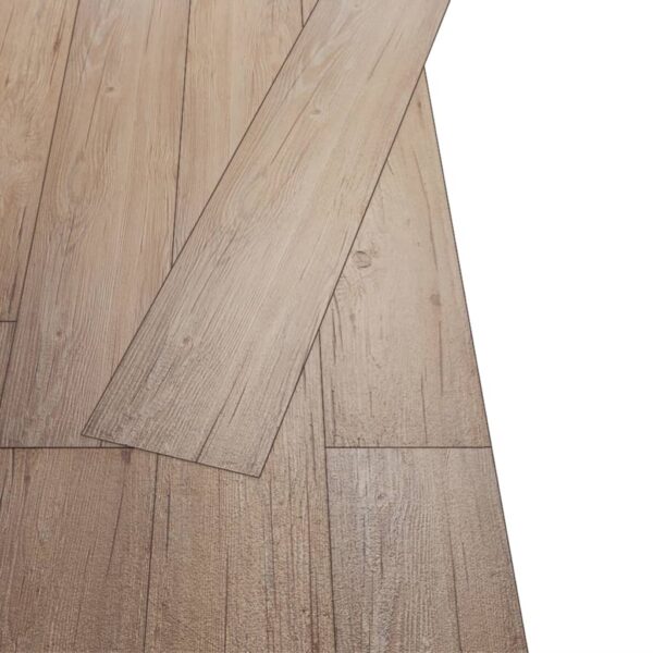 vidaXL Self-adhesive PVC Flooring Planks 5.02 m² 2 mm Oak Brown - Image 3