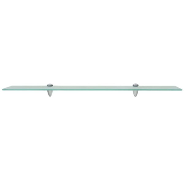vidaXL Floating Shelves 2 pcs Glass 80x20 cm 8 mm - Image 3