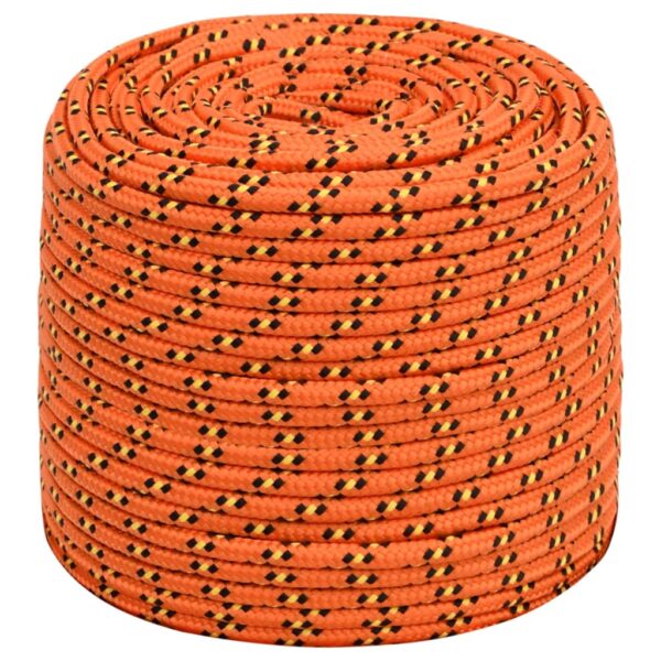 vidaXL Boat Rope Orange 6 mm 50 m Polypropylene - Image 2