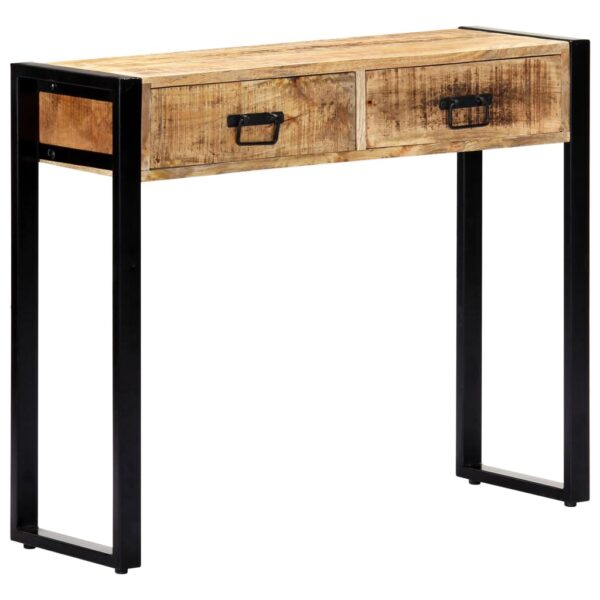 vidaXL Console Table 90x30x75 cm Solid Mango Wood - Image 13